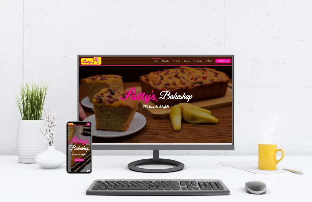 Patty's Bakeshop Website
