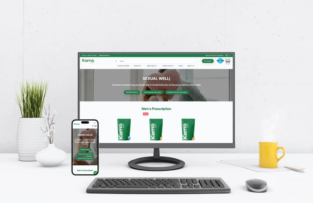 Case Study: Kama Health - Enhancing Online Visibility and Patient Reach through SEO 4 Kama Health - Website Design and Development