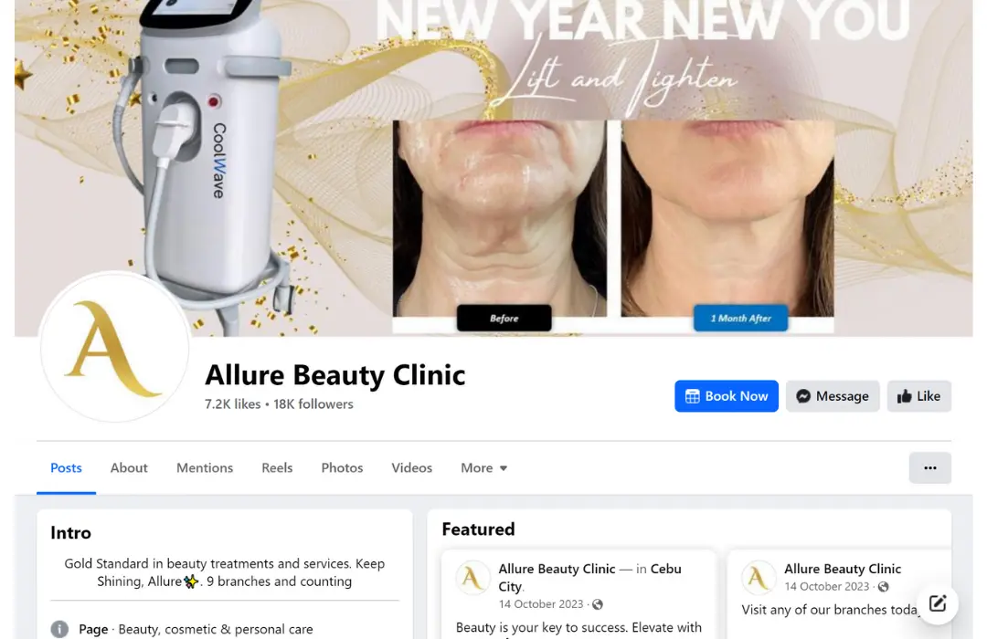 Amplifying Beauty: Allure Beauty Clinic's Social Media Strategy 6 Allure Beauty Clinic - Social Media Marketing